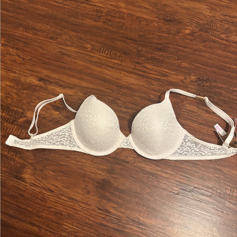 White Lace Bra